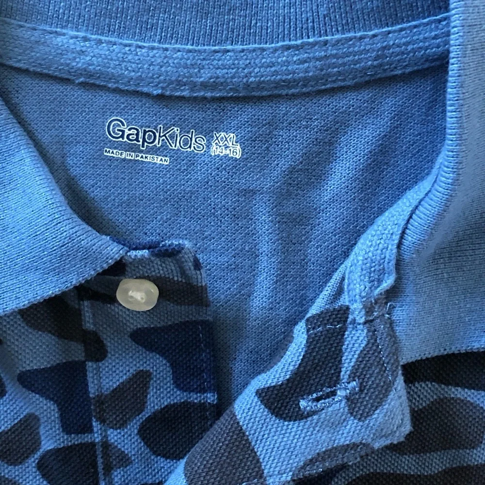 Gap Kids Polo T-Shirt for Boys Spread Collar XXL